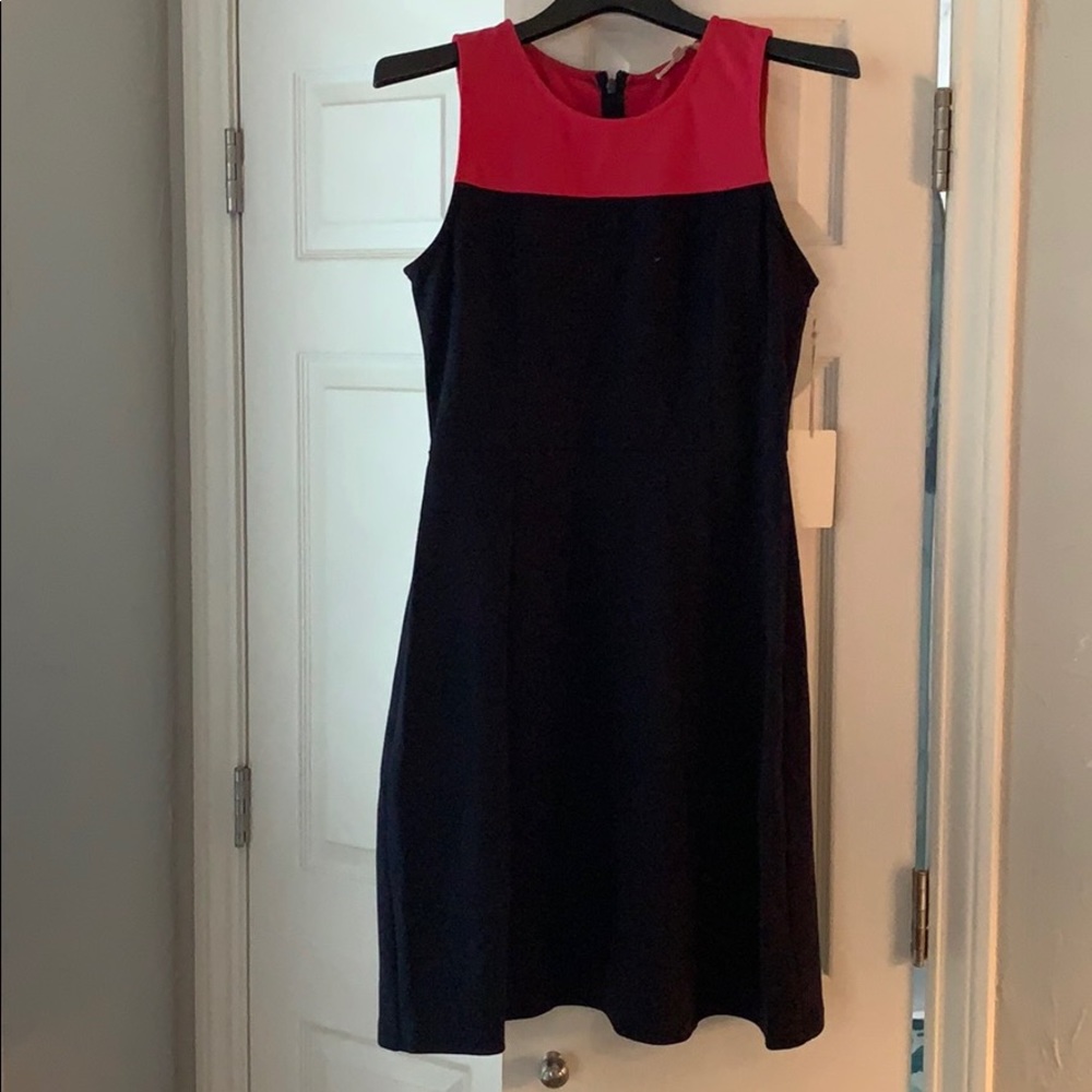 Lucinda color lock knit dress